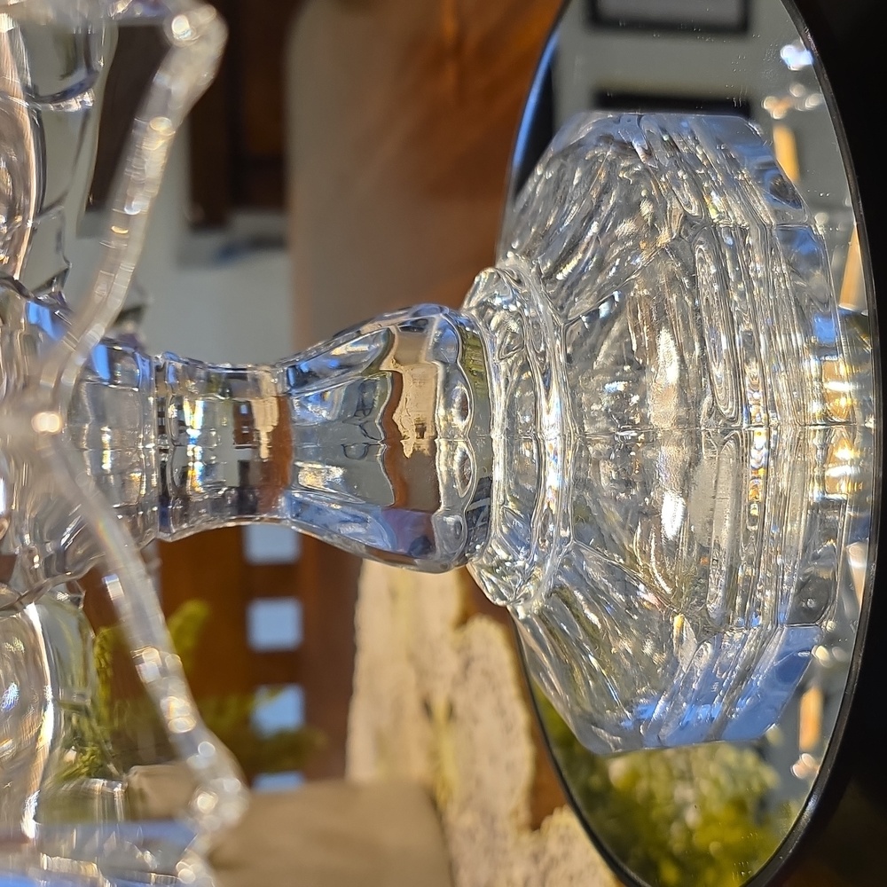 Vintage Godinger Crystal Cake Stand - Picture 6 of 6